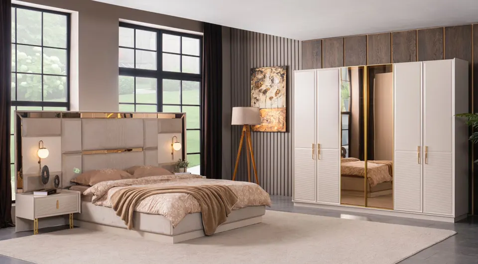 Life 6-Door Moonstone Bedroom Set