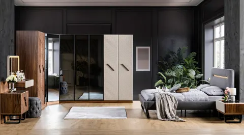 Magnum Corner Wardrobe Bedroom Set