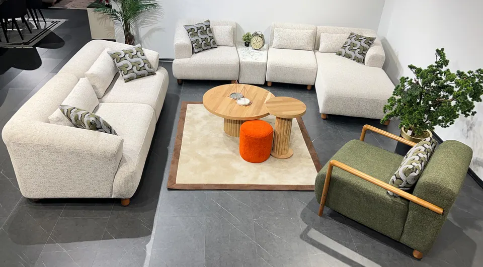Arty Corner Sofa Set