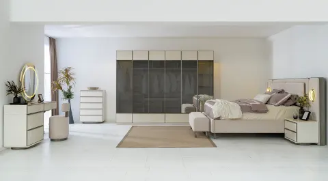 Pamukkale 6-Door Bedroom Set
