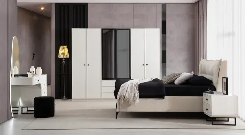 Lines 6-Door Bedroom Set