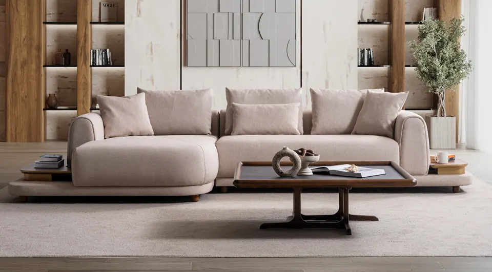Strada Mini Corner Sofa Set