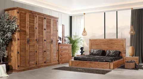 Lotus 6-Door Bedroom Set