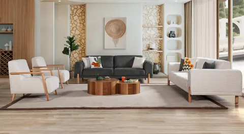 New Bohemian Modern Sofa Set