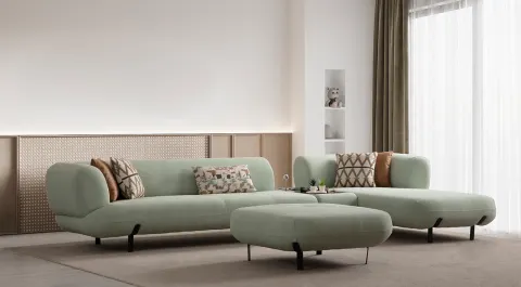 Manetti Relax Modern Corner Sofa Set