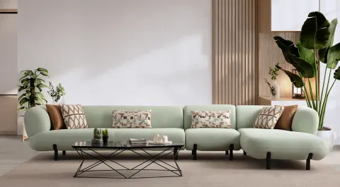 Manetti Middle Corner Sofa Set