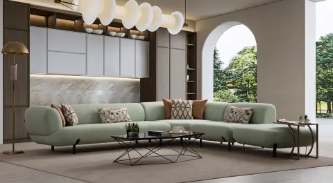 Manetti Relax Middle Corner Sofa Set