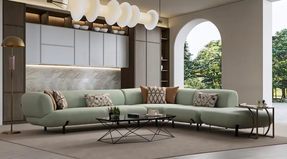 Manetti Relax Middle Corner Sofa Set