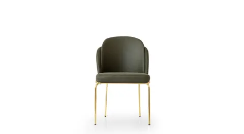 Magnum Gold Metal Leg Chair