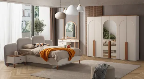 Bohemian Zen 6 Doors Bedroom Set