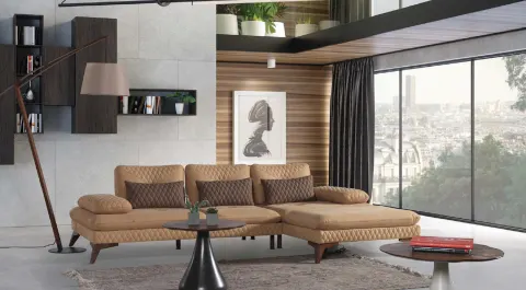 Quatro Relax Modern Corner Sofa Set