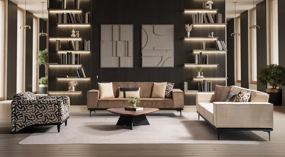 Mona Modern Sofa Set