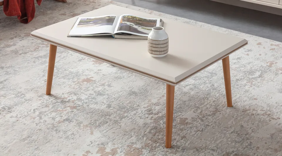 Giza Wooden Leg Coffee Table
