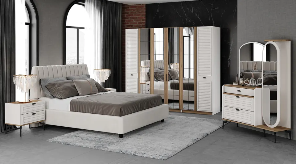 Dragos 6-Door Bedroom Set 