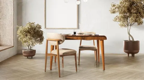Bello Walnut Dining Table Set