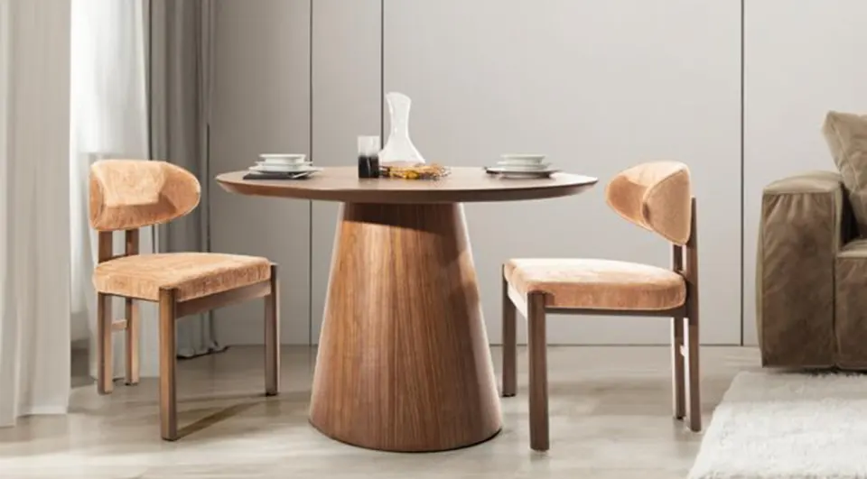 Enigma Walnut Cafe Table Set 
