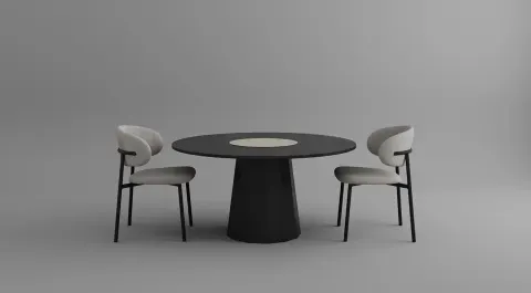 Arda Anthracite Dining Table 