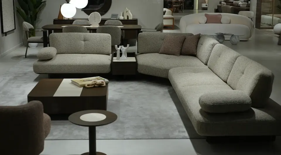 Foresta Coffee Table Corner Sofa Set