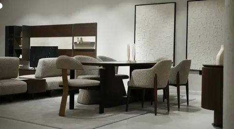 Foresta Metal Leg Dining Table