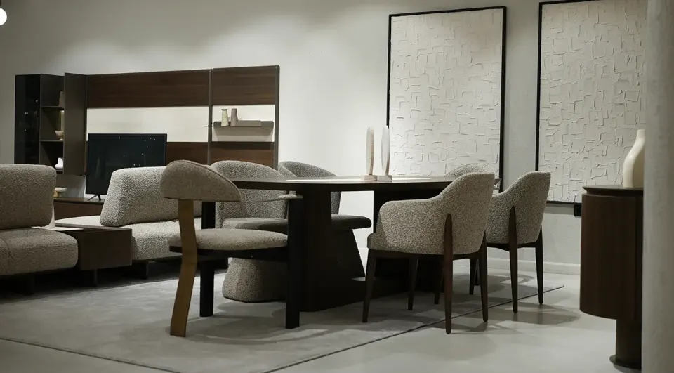 Foresta Metal Leg Dining Table