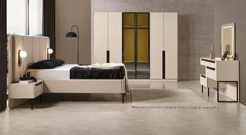 Zara 6 Door Modern Bedroom Set