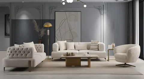 Cratos Antique Modern Sofa Set