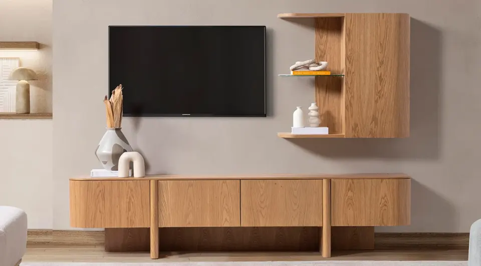 Ahuse Walnut TV Unit