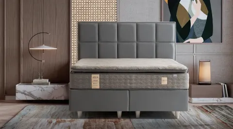 Alice Bed Base Headboard Set