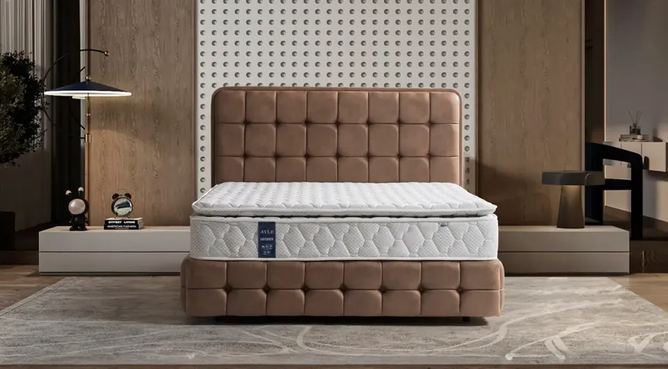Amor Bed Base Headboard Set