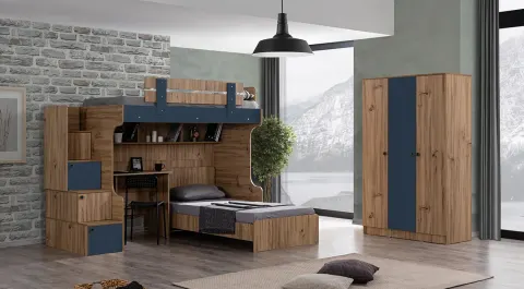 Viva Blue Youth Room Set