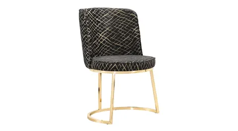 Versace Gold Metal Leg Chair