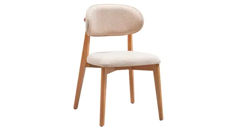 Lavin Walnut Wooden Leg Chair