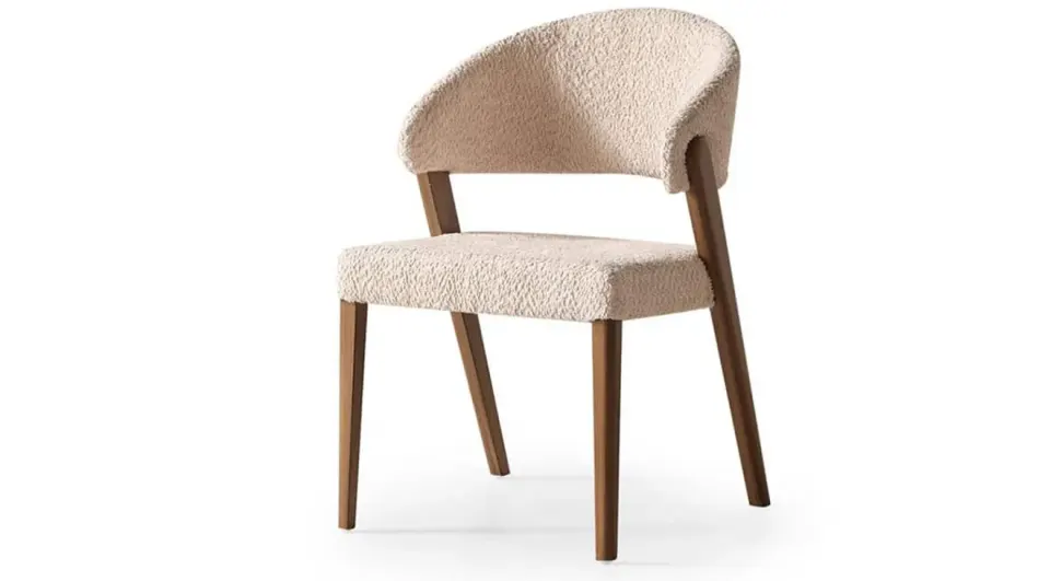 Zirve Wooden Legged Chair