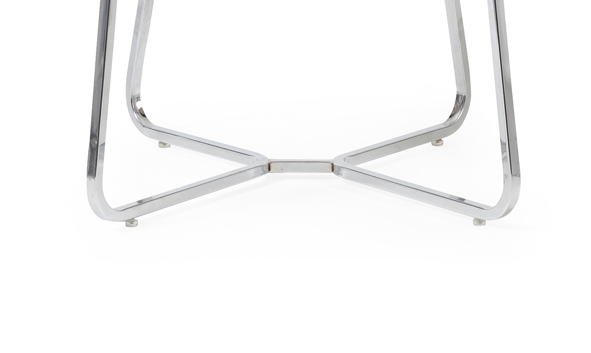 Salotti Gümüş Metal Ayaklı Sandalye
