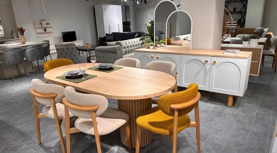 Bohem Outlet Yemek Odası Takımı