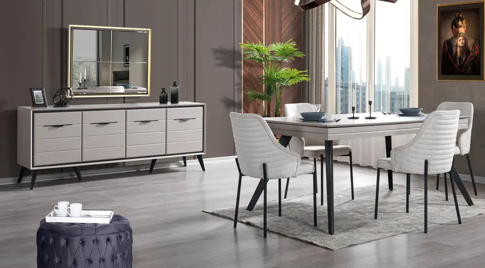 Roma Modern Yemek Odası Takımı