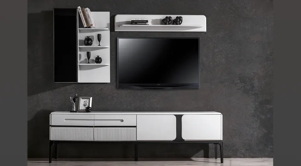 Nirvana Plus Ahşap Ayaklı Tv Ünitesi