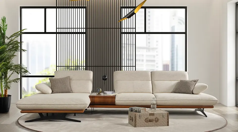 Newyork Relax Metal Ayaklı Köşe Koltuk Takımı