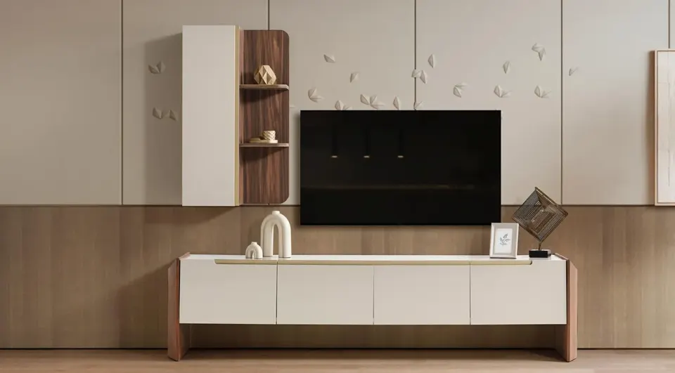 Gloria Ahşap Ayaklı Tv Ünitesi