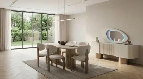 Velar Seramik Yemek Odası Takımı