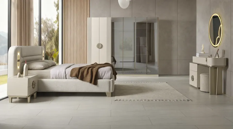 Stella 6 Kapaklı Modern Yatak Odası Takımı