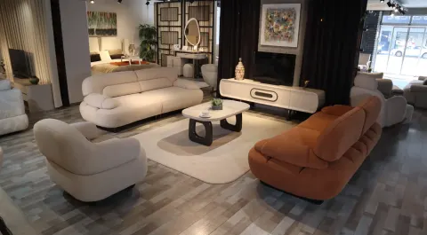 Kruvasan Yataklı Modern Koltuk Takımı