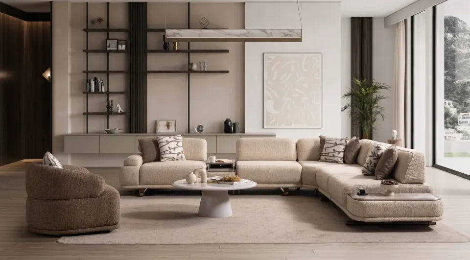 Calista Modern Köşe Koltuk Takımı