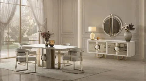Rixos Metal Ayaklı Yemek Odası Takımı
