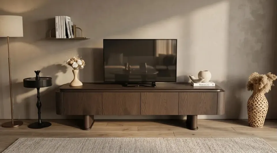 Aura Ceviz Modern Tv Ünitesi