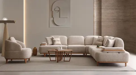 Gucci Yataklı Köşe Koltuk Takımı