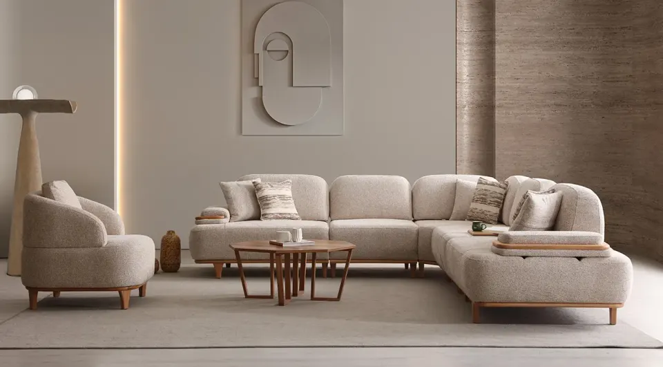 Gucci Yataklı Köşe Koltuk Takımı