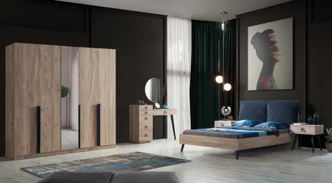 Premium 5 Kapaklı Yatak Odası Takımı