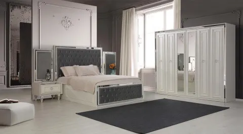 Bornova Art Deco Yatak Odası Takımı (Panolu)