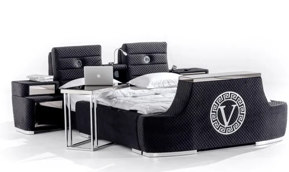 Confort Black TV Mekanizmalı Akıllı Karyola